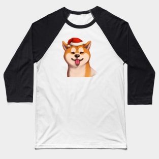 Cute Akita Inu Drawing Baseball T-Shirt